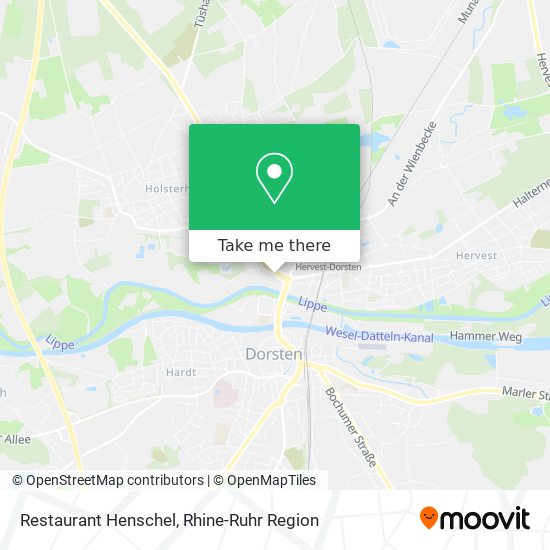 Restaurant Henschel map