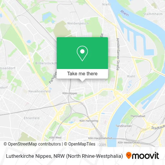 Lutherkirche Nippes map