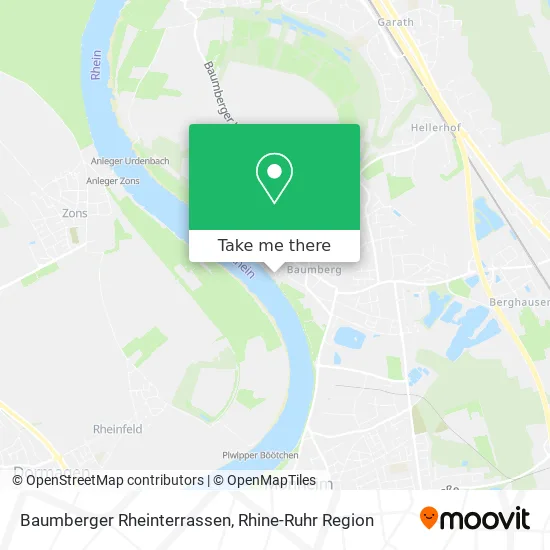 Карта Baumberger Rheinterrassen