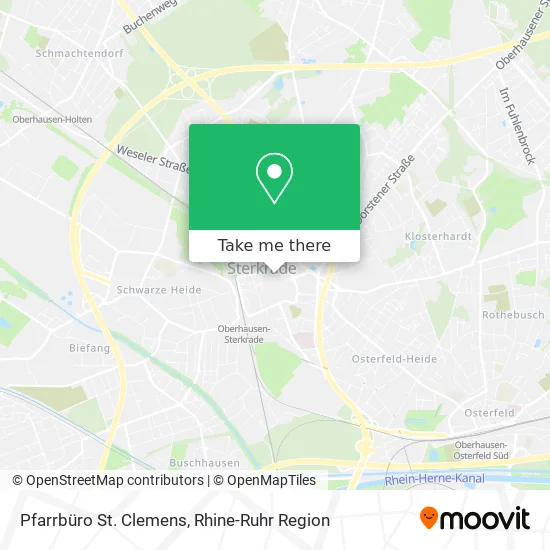 Pfarrbüro St. Clemens map