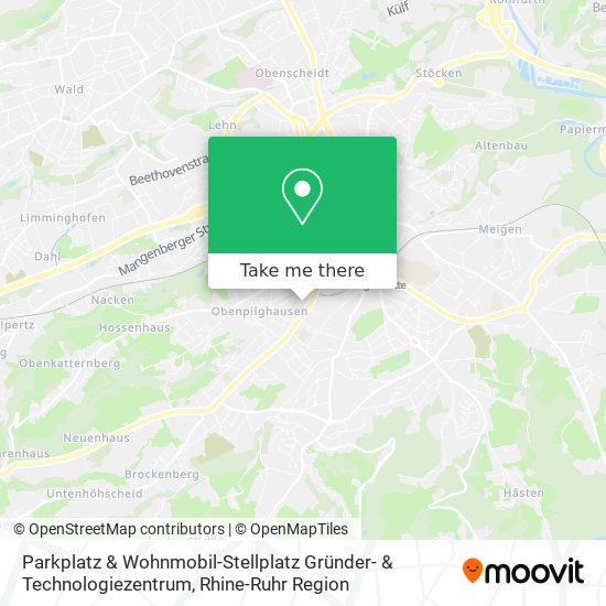 Parkplatz & Wohnmobil-Stellplatz Gründer- & Technologiezentrum map