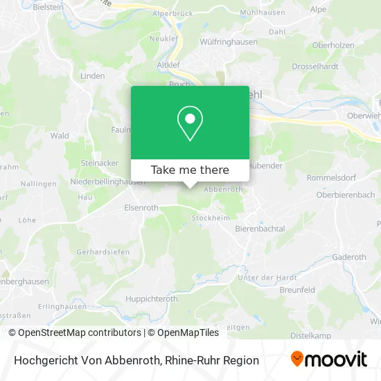 Карта Hochgericht Von Abbenroth