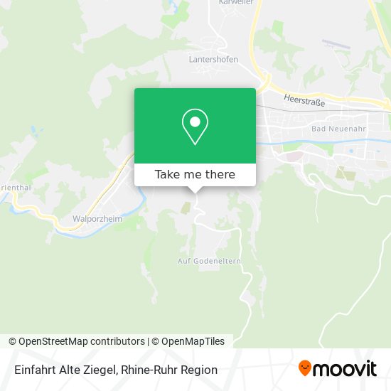 Einfahrt Alte Ziegel map
