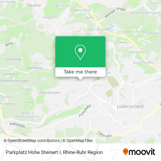 Parkplatz Hohe Steinert I map