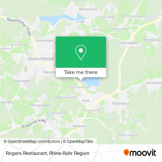 Rogers Restaurant map