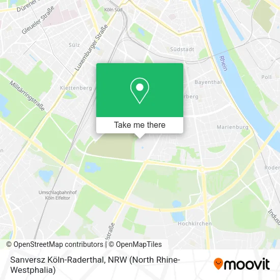 Карта Sanversz Köln-Raderthal