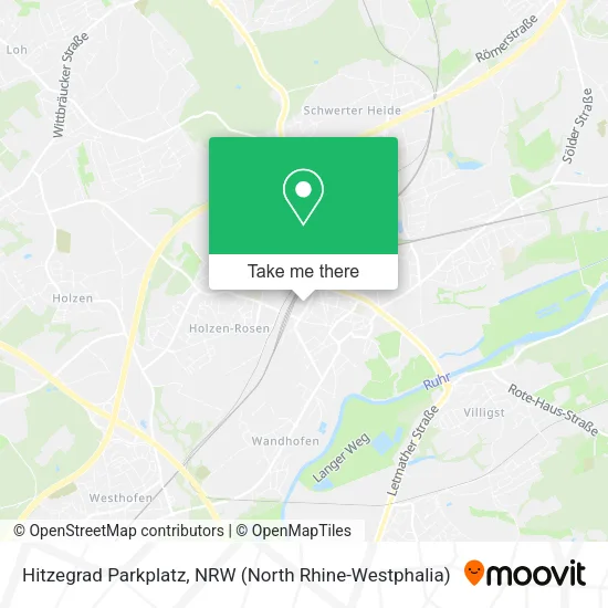 Карта Hitzegrad Parkplatz