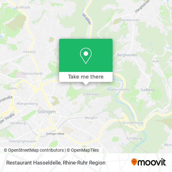 Restaurant Hasseldelle map