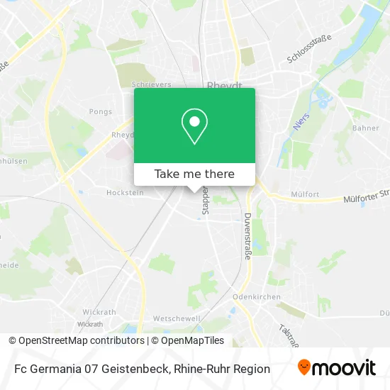 Карта Fc Germania 07 Geistenbeck