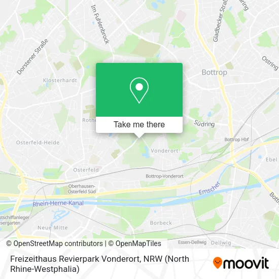 Карта Freizeithaus Revierpark Vonderort