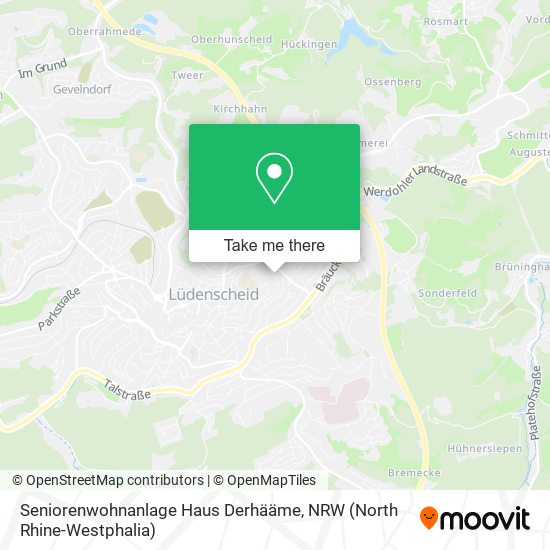 Seniorenwohnanlage Haus Derhääme map