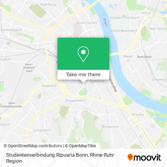 Карта Studentenverbindung Ripuaria Bonn