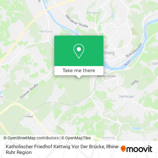 Карта Katholischer Friedhof Kettwig Vor Der Brücke