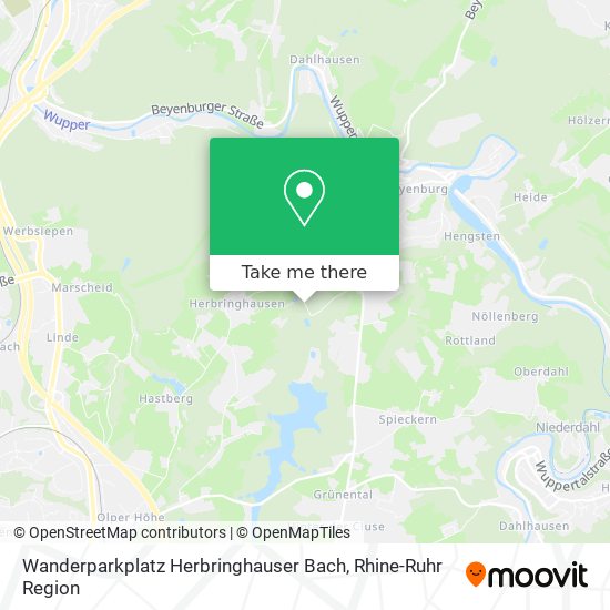 Wanderparkplatz Herbringhauser Bach map