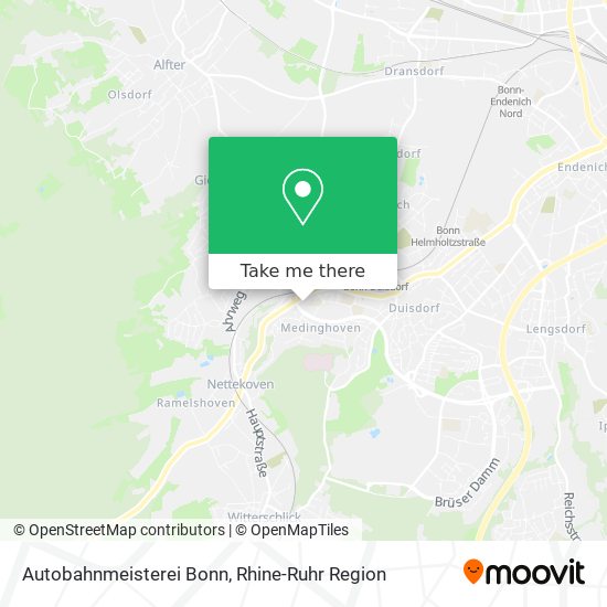 Карта Autobahnmeisterei Bonn