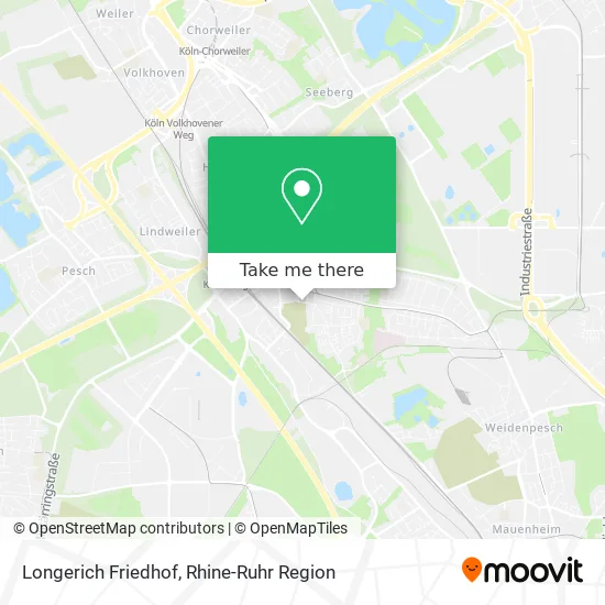 Longerich Friedhof map