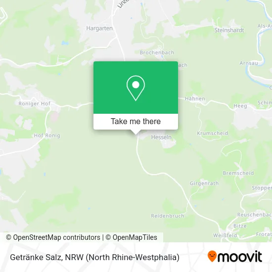 Карта Getränke Salz