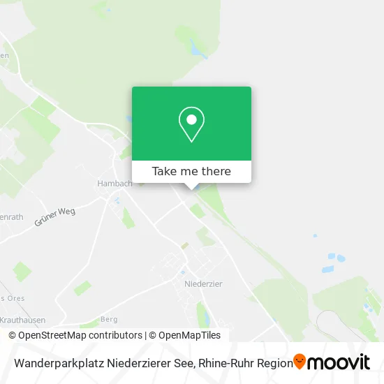 Карта Wanderparkplatz Niederzierer See