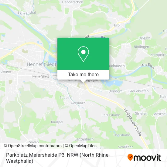 Карта Parkplatz Meiersheide P3