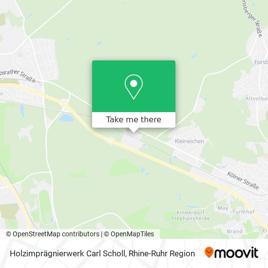 Holzimprägnierwerk Carl Scholl map