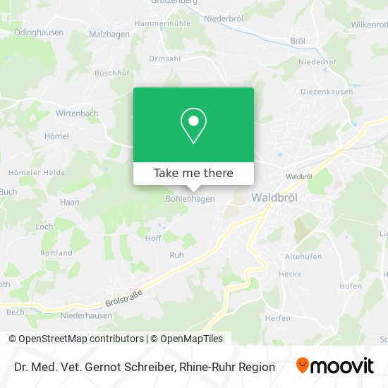 Dr. Med. Vet. Gernot Schreiber map