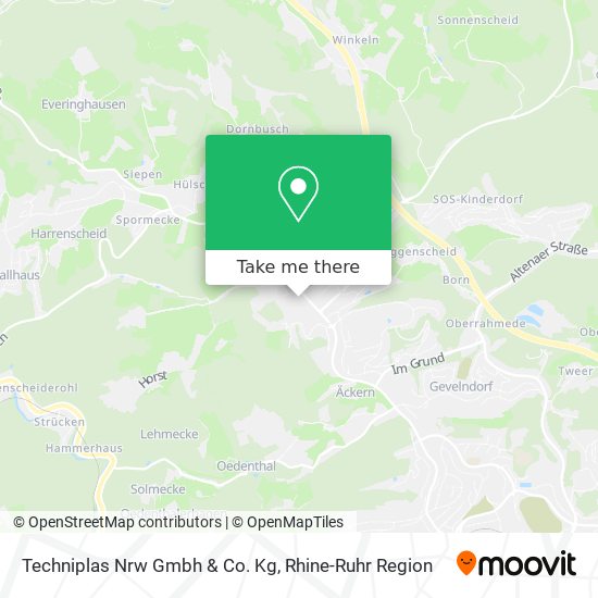 Techniplas Nrw Gmbh & Co. Kg map