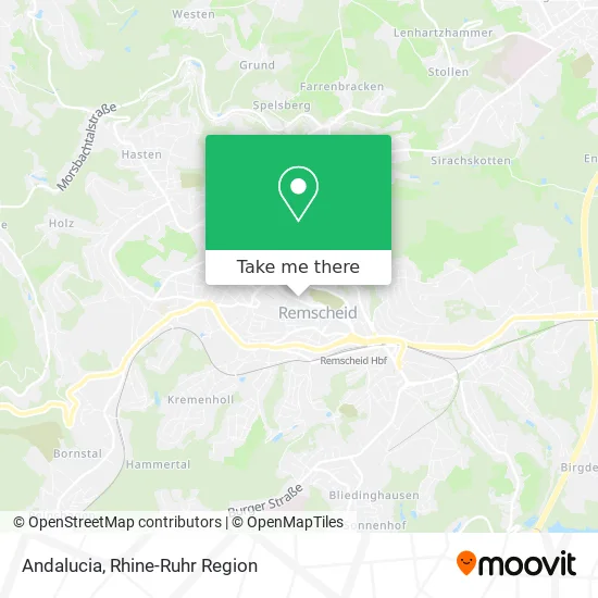 Карта Andalucia