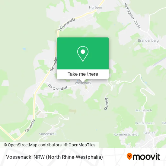 Карта Vossenack