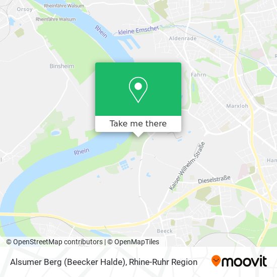 Alsumer Berg (Beecker Halde) map