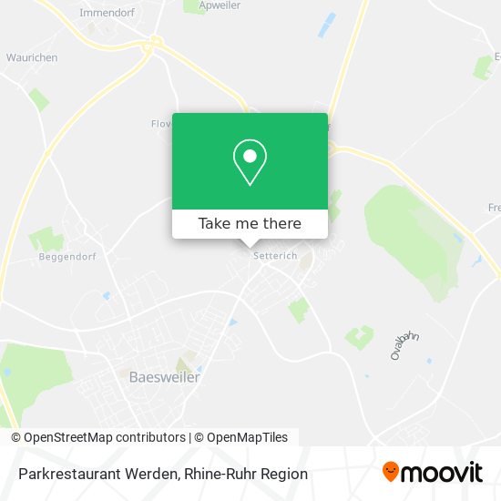 Parkrestaurant Werden map