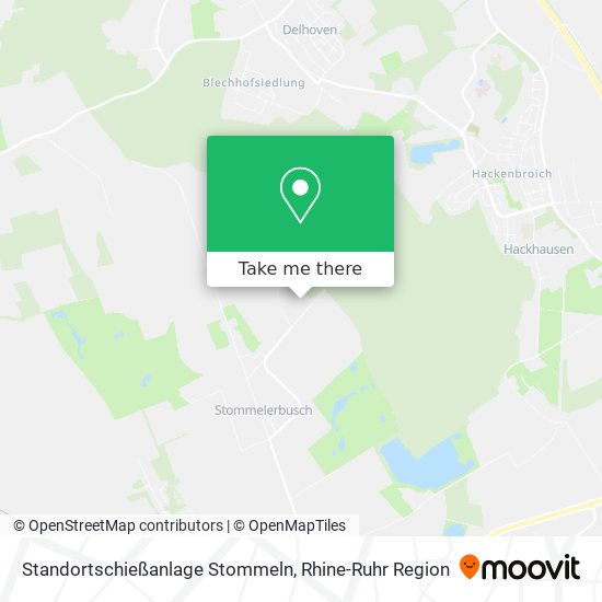 Standortschießanlage Stommeln map