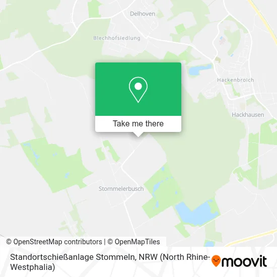 Standortschießanlage Stommeln map