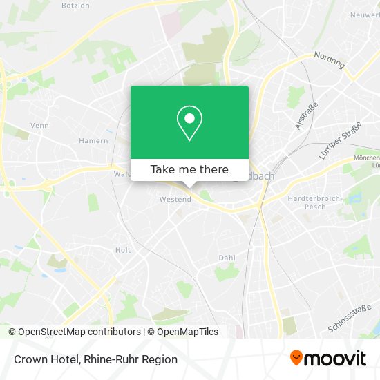 Crown Hotel map