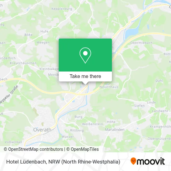 Hotel Lüdenbach map