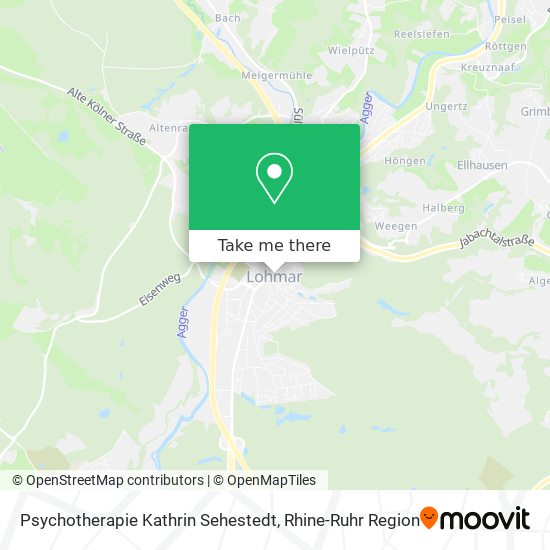 Psychotherapie Kathrin Sehestedt map