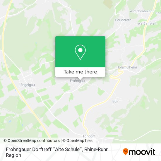 Frohngauer Dorftreff ""Alte Schule"" map
