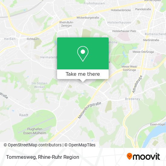 Tommesweg map