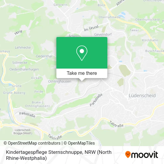 Карта Kindertagespflege Sternschnuppe