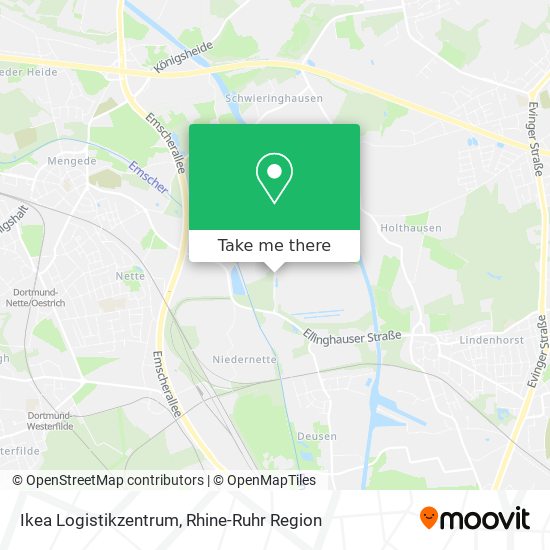 Ikea Logistikzentrum map