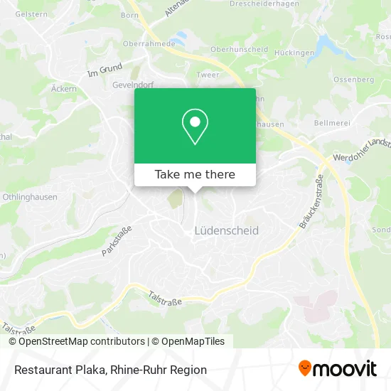 Карта Restaurant Plaka