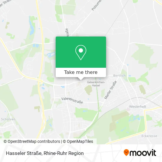 Карта Hasseler Straße