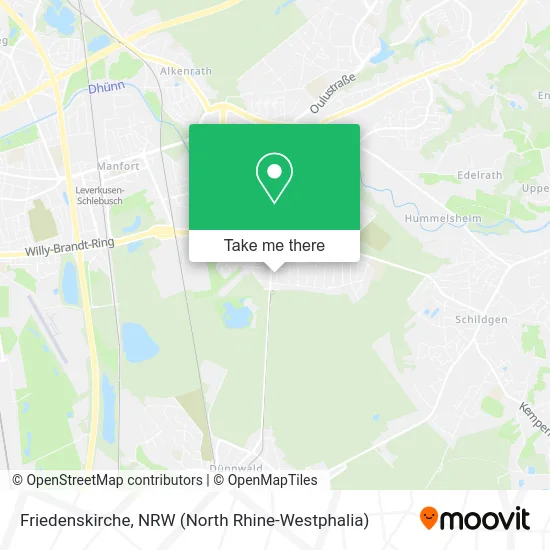 Карта Friedenskirche