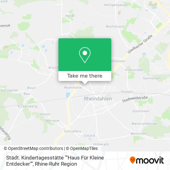 Städt. Kindertagesstätte ""Haus Für Kleine Entdecker"" map