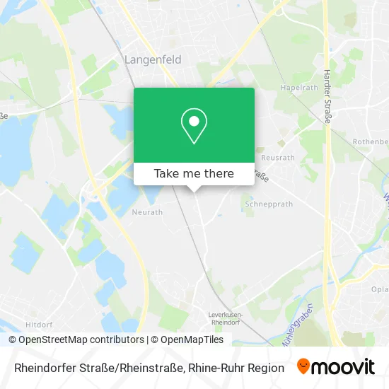 Карта Rheindorfer Straße/Rheinstraße