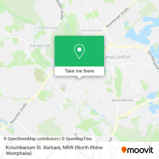 Kolumbarium St. Barbara map