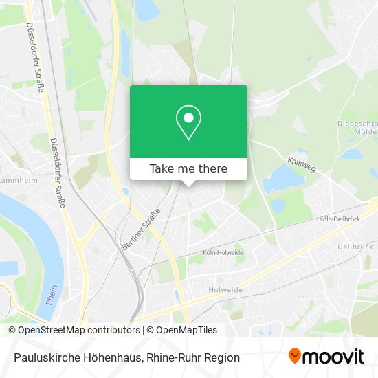 Pauluskirche Höhenhaus map