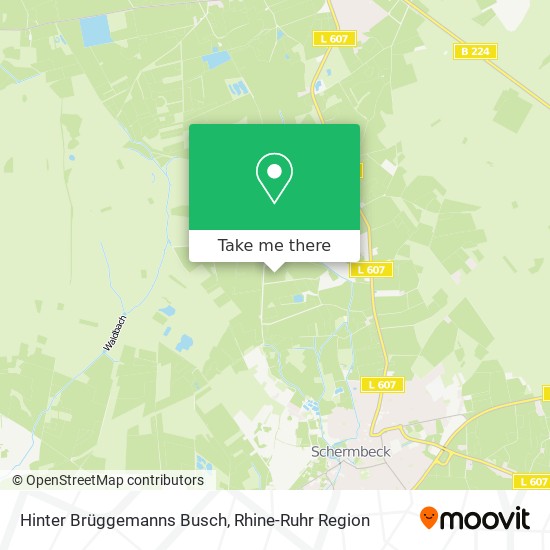 Карта Hinter Brüggemanns Busch