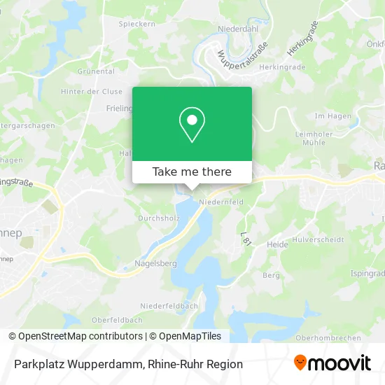 Карта Parkplatz Wupperdamm