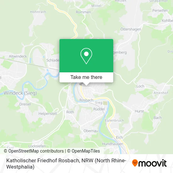 Katholischer Friedhof Rosbach map