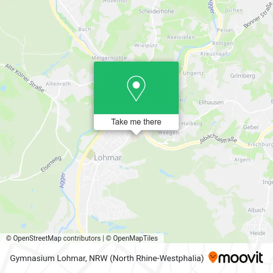 Gymnasium Lohmar map